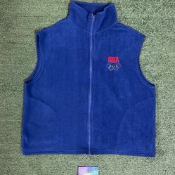 Vintage 1990s Olympic USA vest 