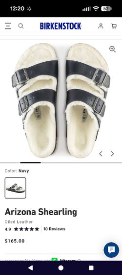 BIRKENSTOCK ARIZONA SHEARLING SANDALS. SIZE 40. LOCATED IN THE CITY OF ORANGE 🍊