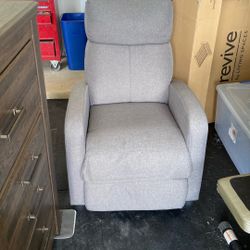 Gray Recliner 