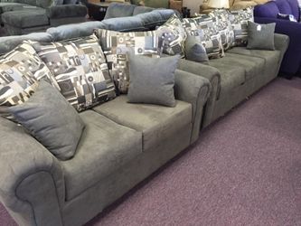 Sofa and loveseat