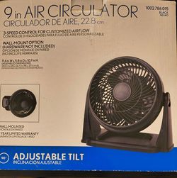 Portable air circulator