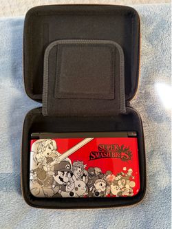 Nintendo 3DS XL Super Smash Bros Limited Edition (RED) With Games And Charger
