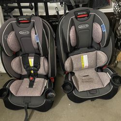 2 Car Seats: Graco Slim fit 3 in 1