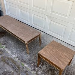 FREE- Matching coffee table and side table