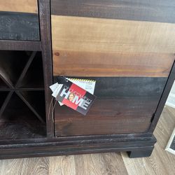 Dining Room Table & Wine Shelf