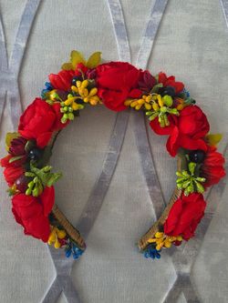 Ukrainian flower crown (vinok) headband, New