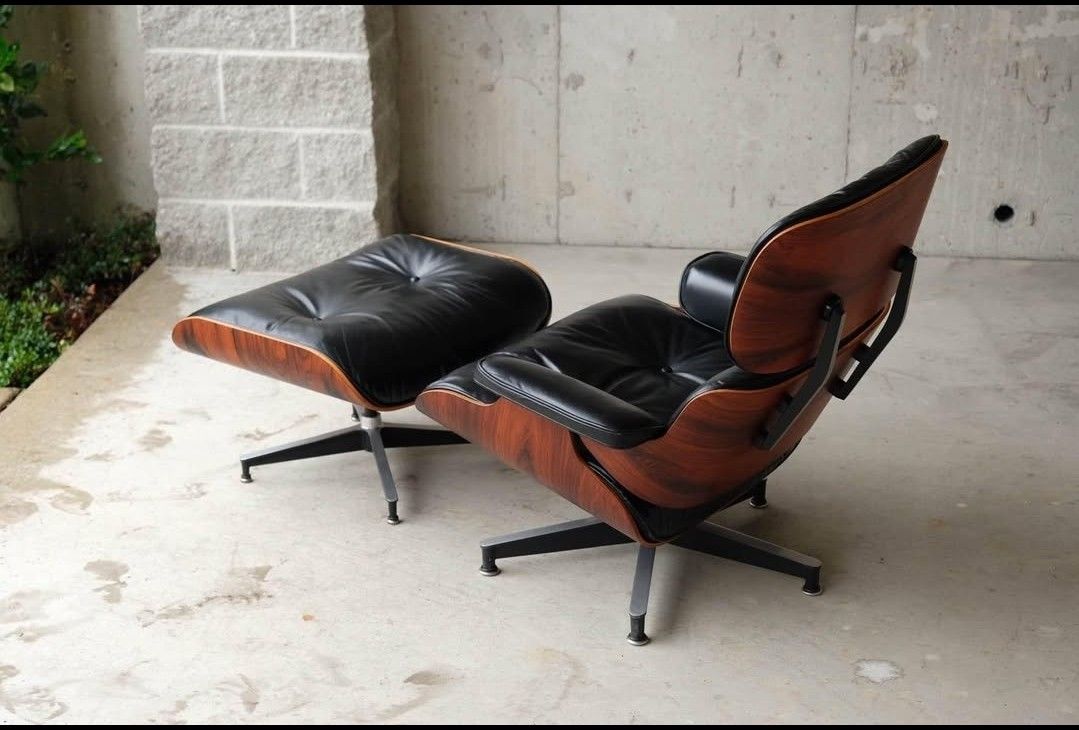 Authentic Herman-Miller Eames-Lounge-chair-w/Ottoman