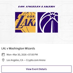 Lakers Vs Wizzards 3/30