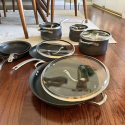 Calphalon pots and pan set