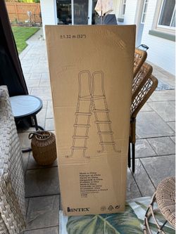 Brand new Intex pool ladder for 52” max height pool