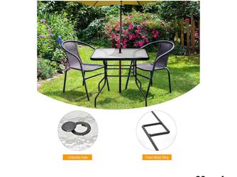 32" Square Outdoor Dining Table