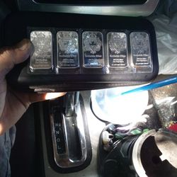 5 Bullions Of Silver .999 Pure Silver 