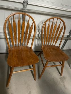 Wood chairs