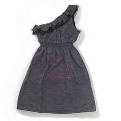 ​I Heart H81 One Shoulder Dress Juniors Small S - Polka Dot Midi Fit Flare SP