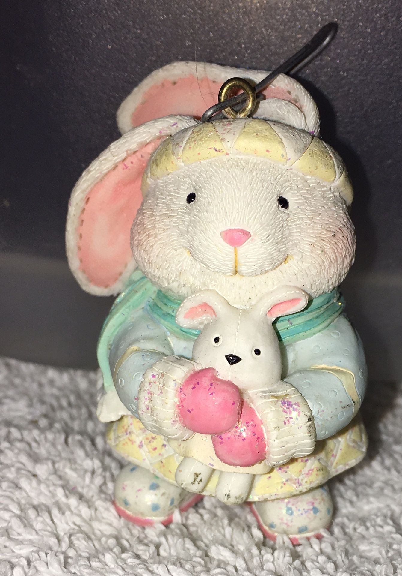 Hallmark bunny ornament