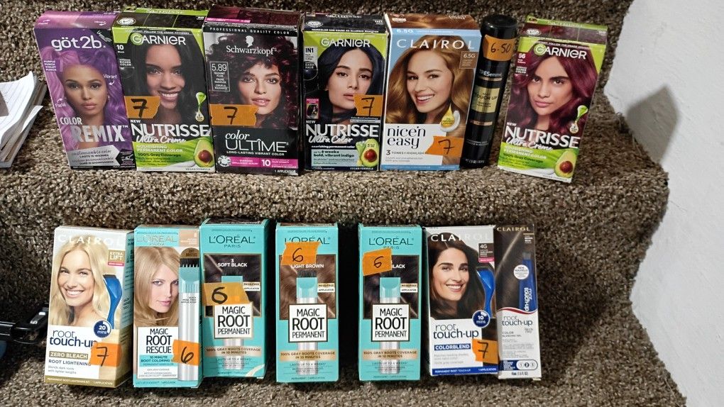 Pintura Cabello 5 Cada Una