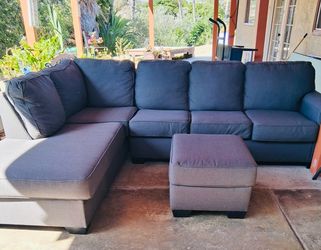 Sectional Sofa with ottoman from Ashley furniture