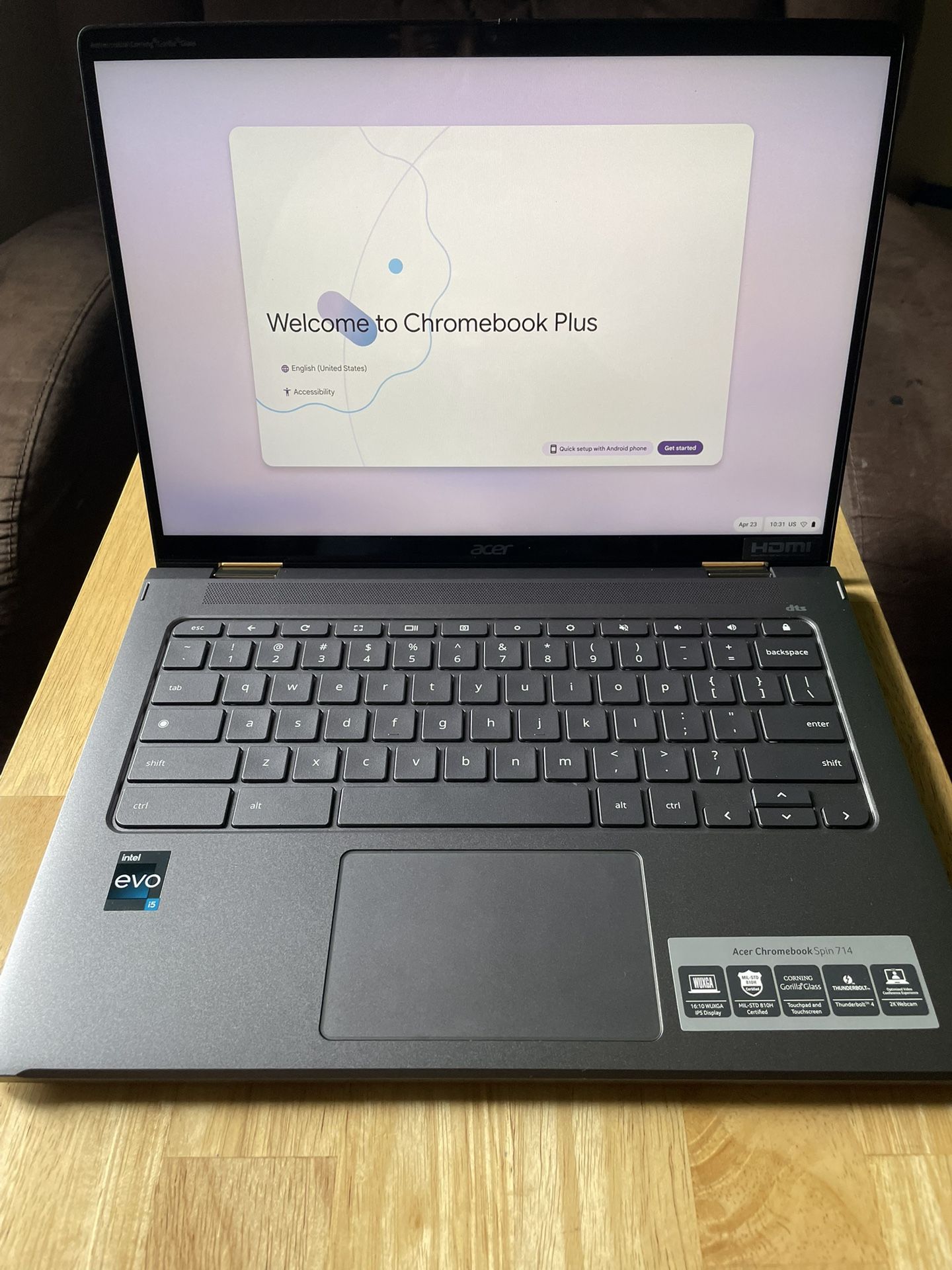 Acer Chromebook Spin 714