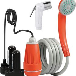 Portable Camping Shower/ Garden Hose With Home Depot Bucket