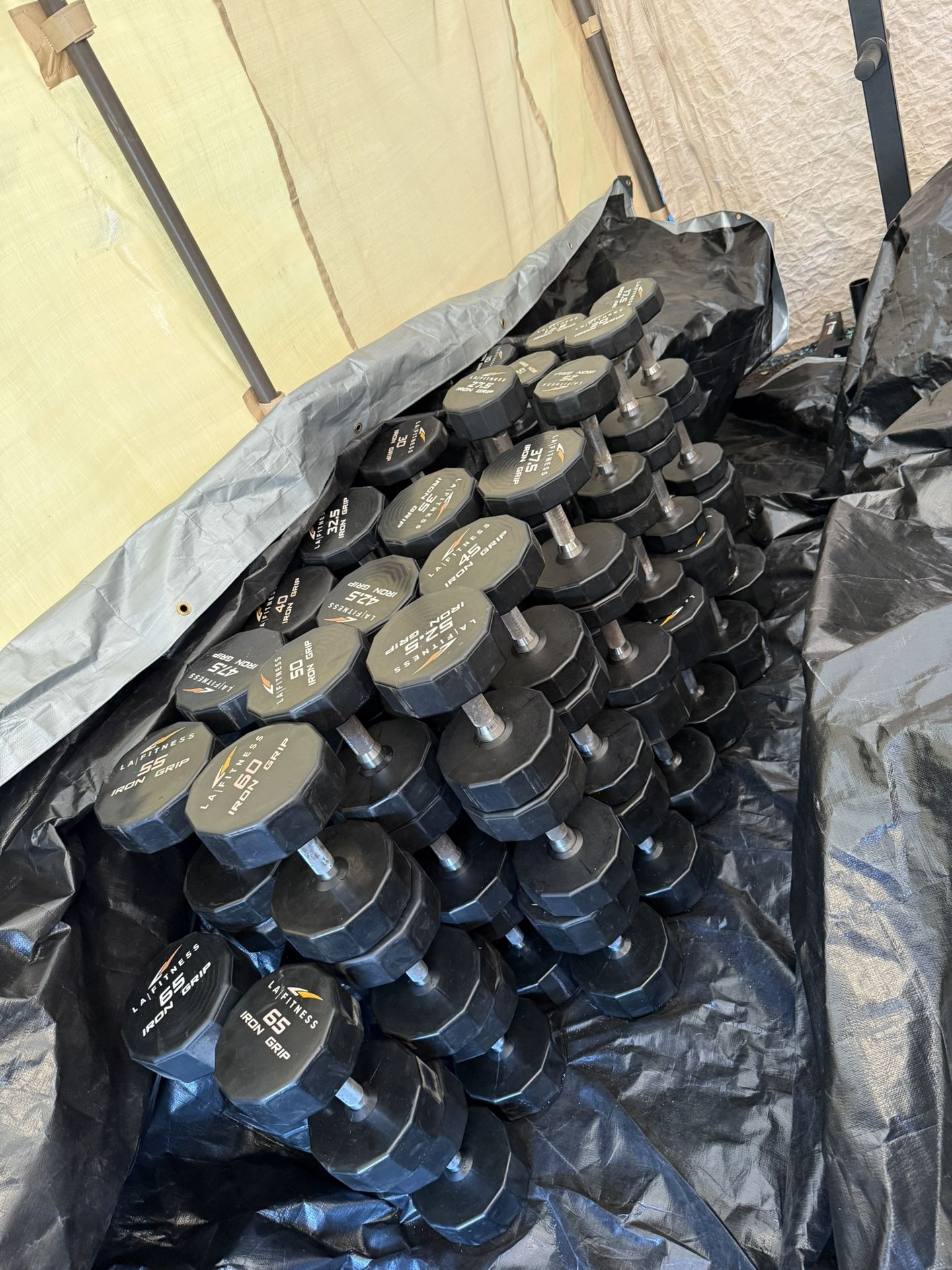 5-120 Iron Grip Dumbbells