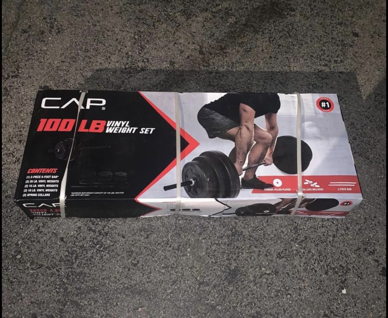 New 100lb Weight Set