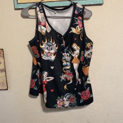 Summer Tank Very Cute. Size Large. 
