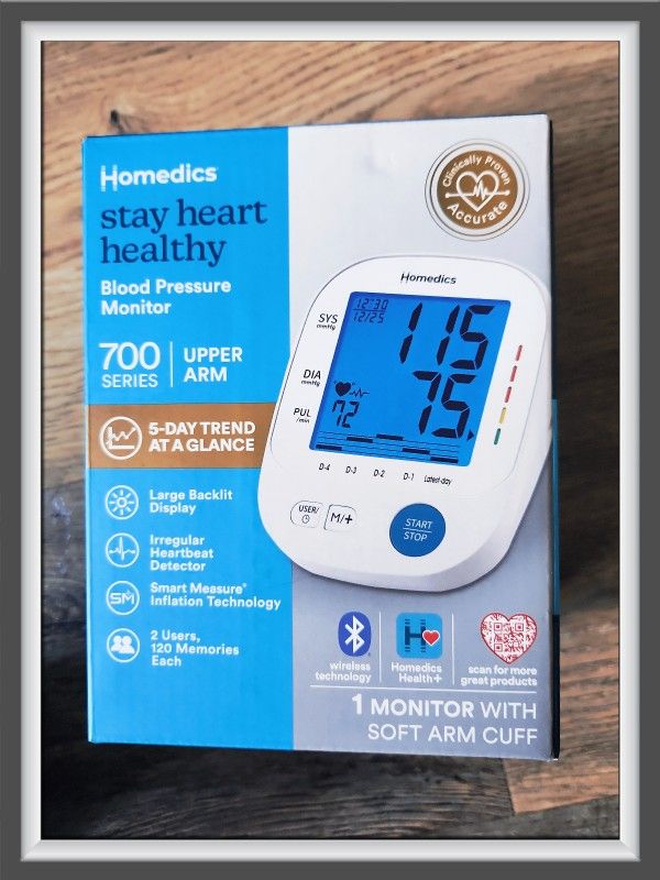 Blood Pressure Monitor Homedics 700 Series (New in Box)
