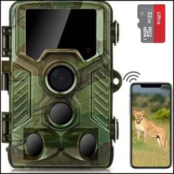 4K WiFi Trail Camera – Sends Pictures to Your Cell Phone, Night Vision & Fast Trigger