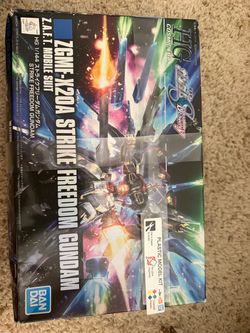 Vintage unopened strike freedom Gundam kit