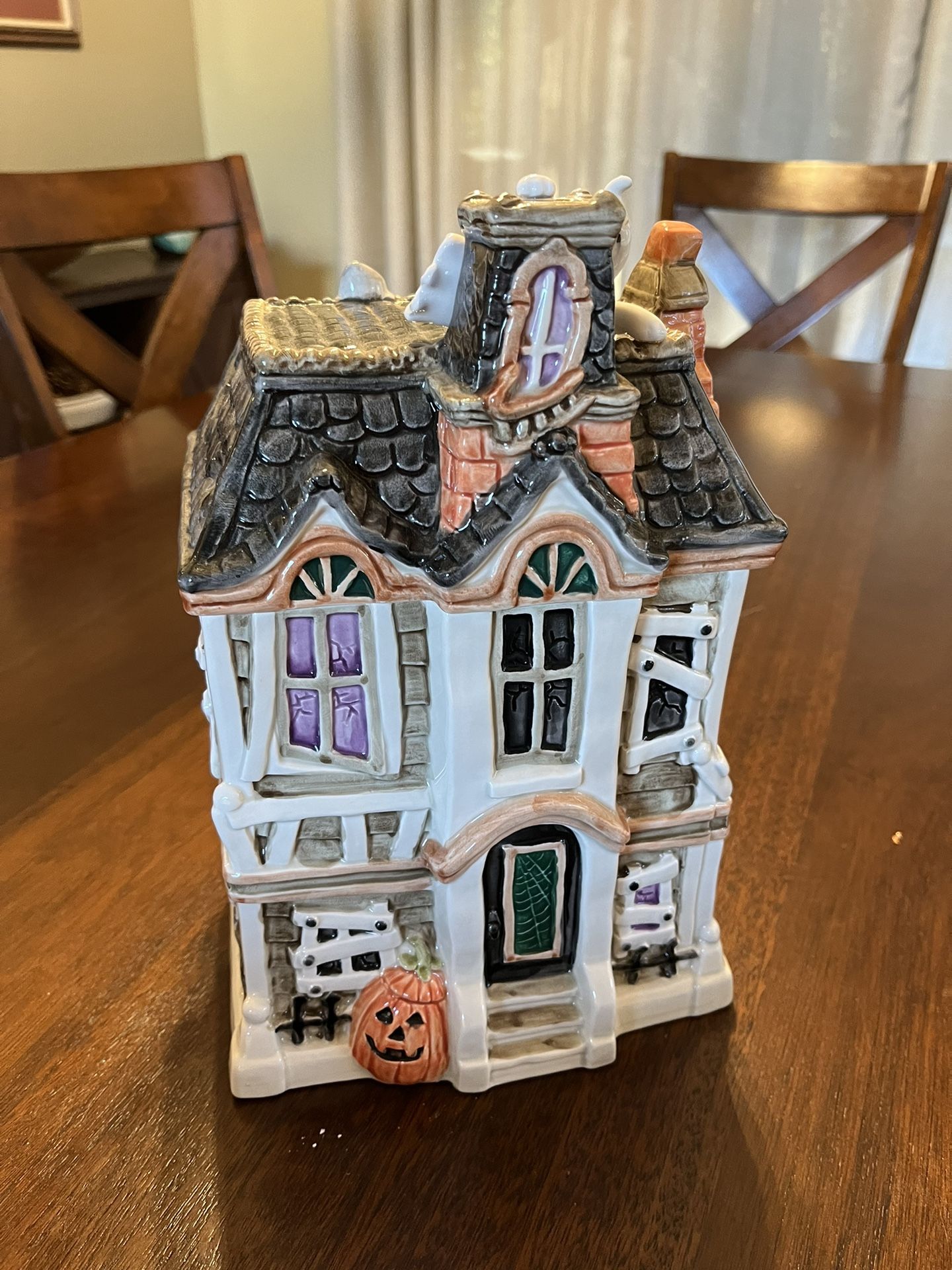 Fitz & Floyd Halloween Cookie Jar 1987