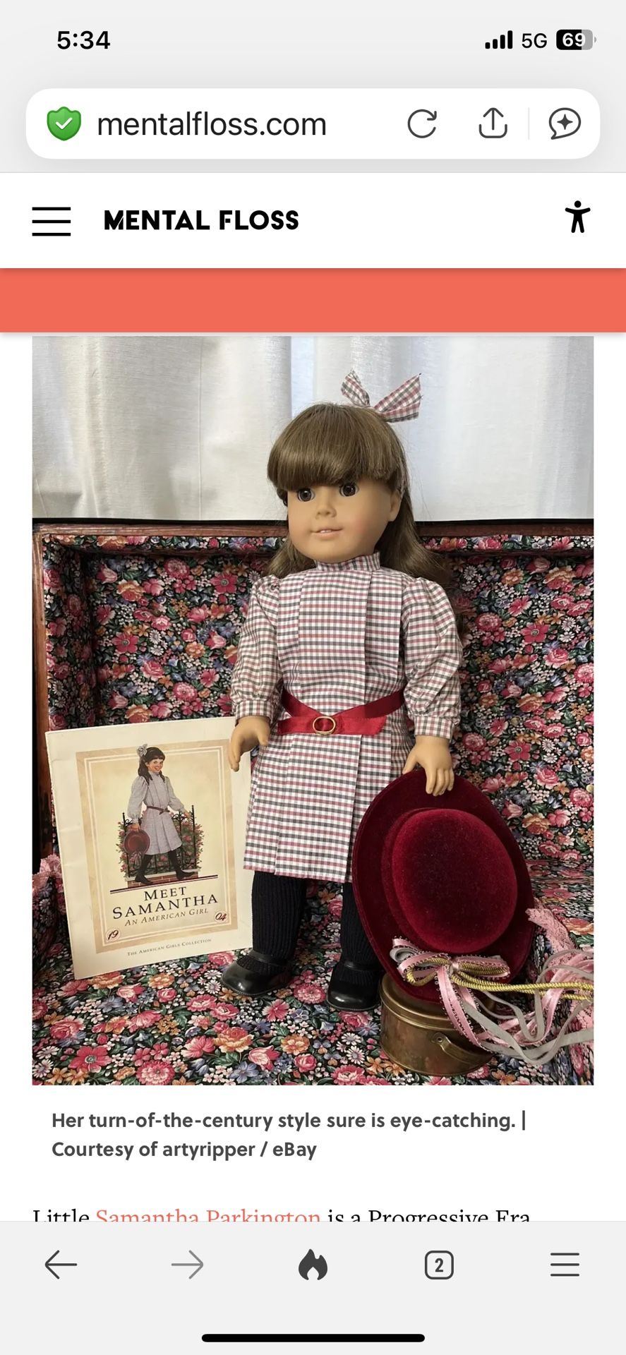 Most Valuable Doll In America. SAMANTHA