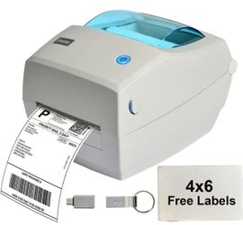 Label Printer for Amazon, Ebay, USPS, FedEx, High-Speed 4x6 Direct Thermal Label Printer, Easy Setup on Windows/Mac with USB, Barcode Printing Maker
