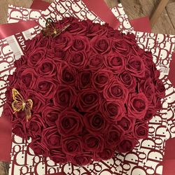 85 Rose Eternal Flower Bouquet 
