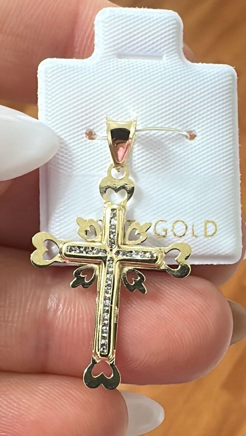 10k Gold Cross 