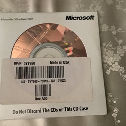 Microsoft Office Basic 2007 New