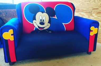 Mickey mouse kids loveseat