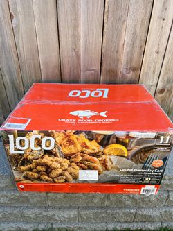 LoCo Dual Burner Fry Cart LCFC2 – Outdoor Propane Fryer – New in Box