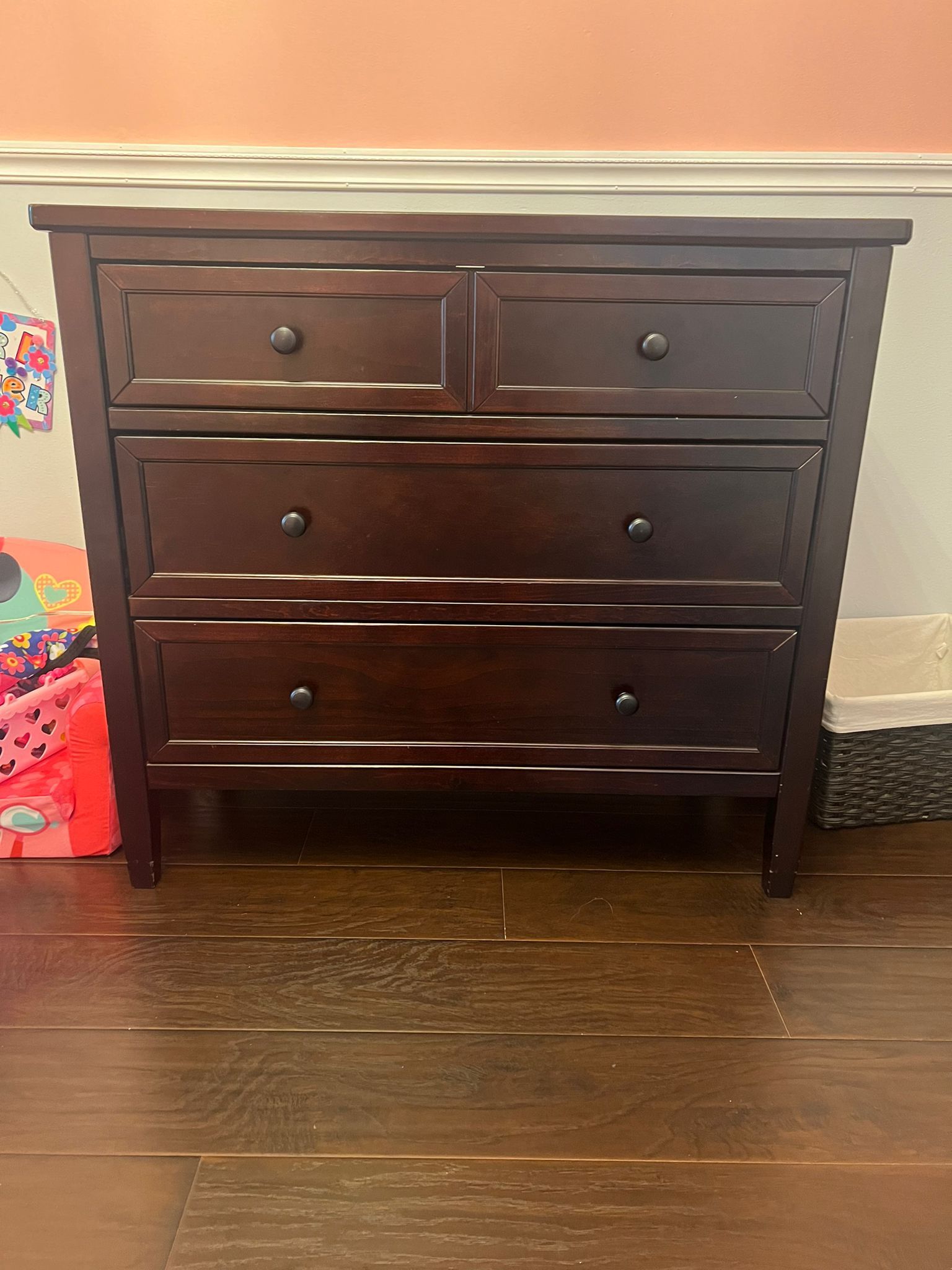 Delta Children Epic 3 Drawer Dresser Dark Chocolate Brown