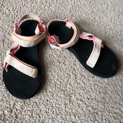 Teva Original Universal Pink Sorbet Tie-Dye Strap Sandals Size 9