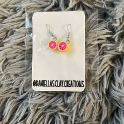 Grapefruit Earrings