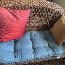 Love Seat With Pillows Included 