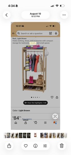 wooden wardrobe