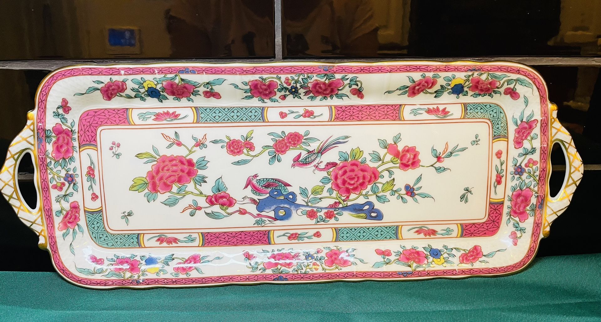 Vjntage Bernardaud Limoges Platter/tray. Asian Inspired , And Produced In the 1940’s