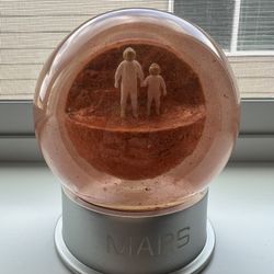 Snow Globe Mars Space Astronaut 🧑‍🚀 Red Planet