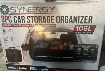 Synergy 3-Piece Car Storage Organizer set