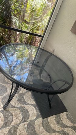 Glass table