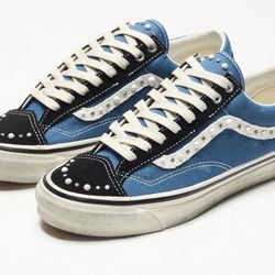 Vans LX Old Skool 36 Pearlized Black Navy Size 9.5