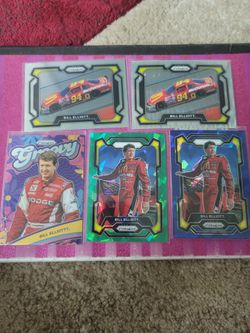 Nascar Bill Elliott Panini Prizm Lot