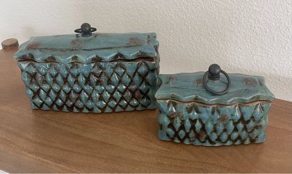 Ceramic Lidded Boxes