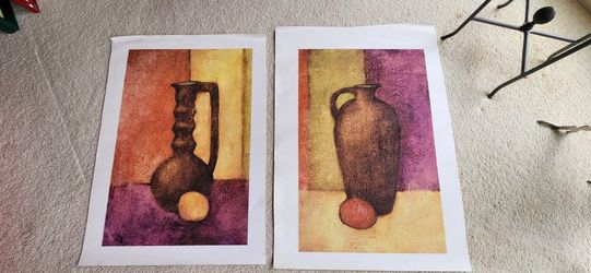Still Life Jug And Fruit
